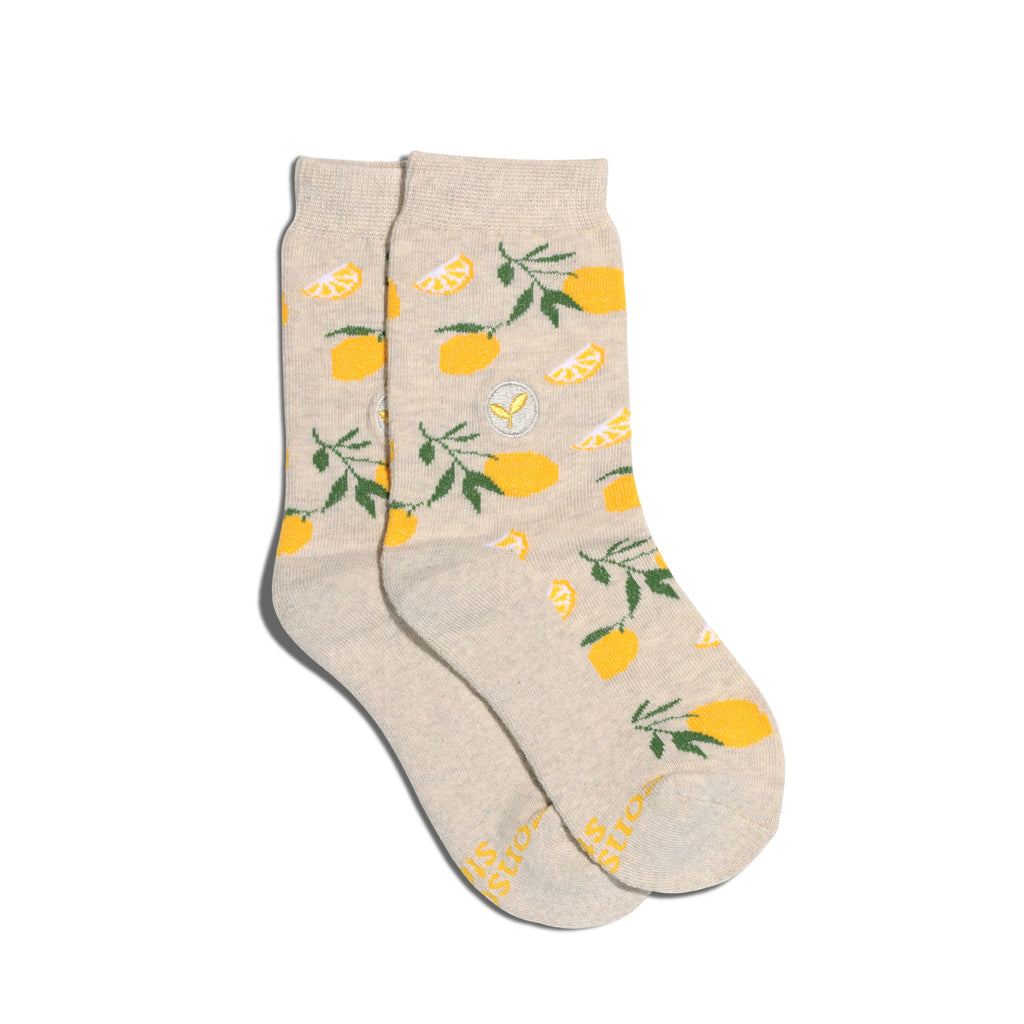 Kids Socks that Plant Trees Lemon Squeezy Conscious Step
