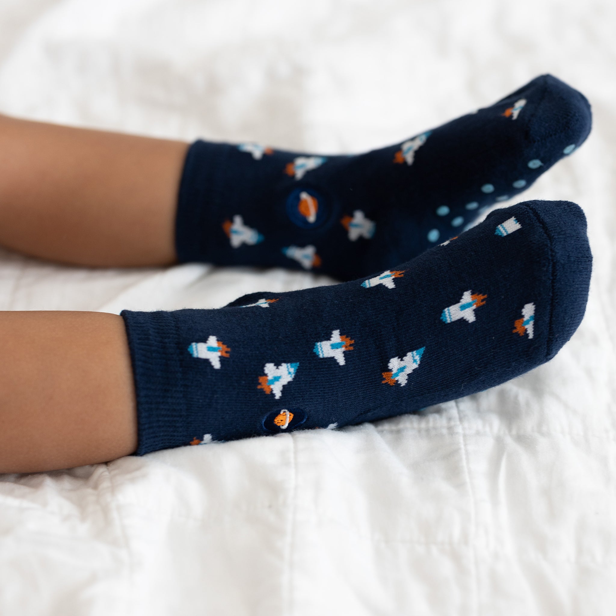 Toddler Socks that Support Space Exploration