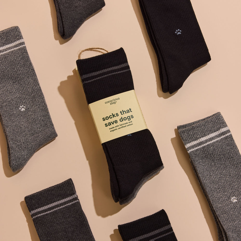 Comfort Crew Socks that Save Dogs - Conscious Step