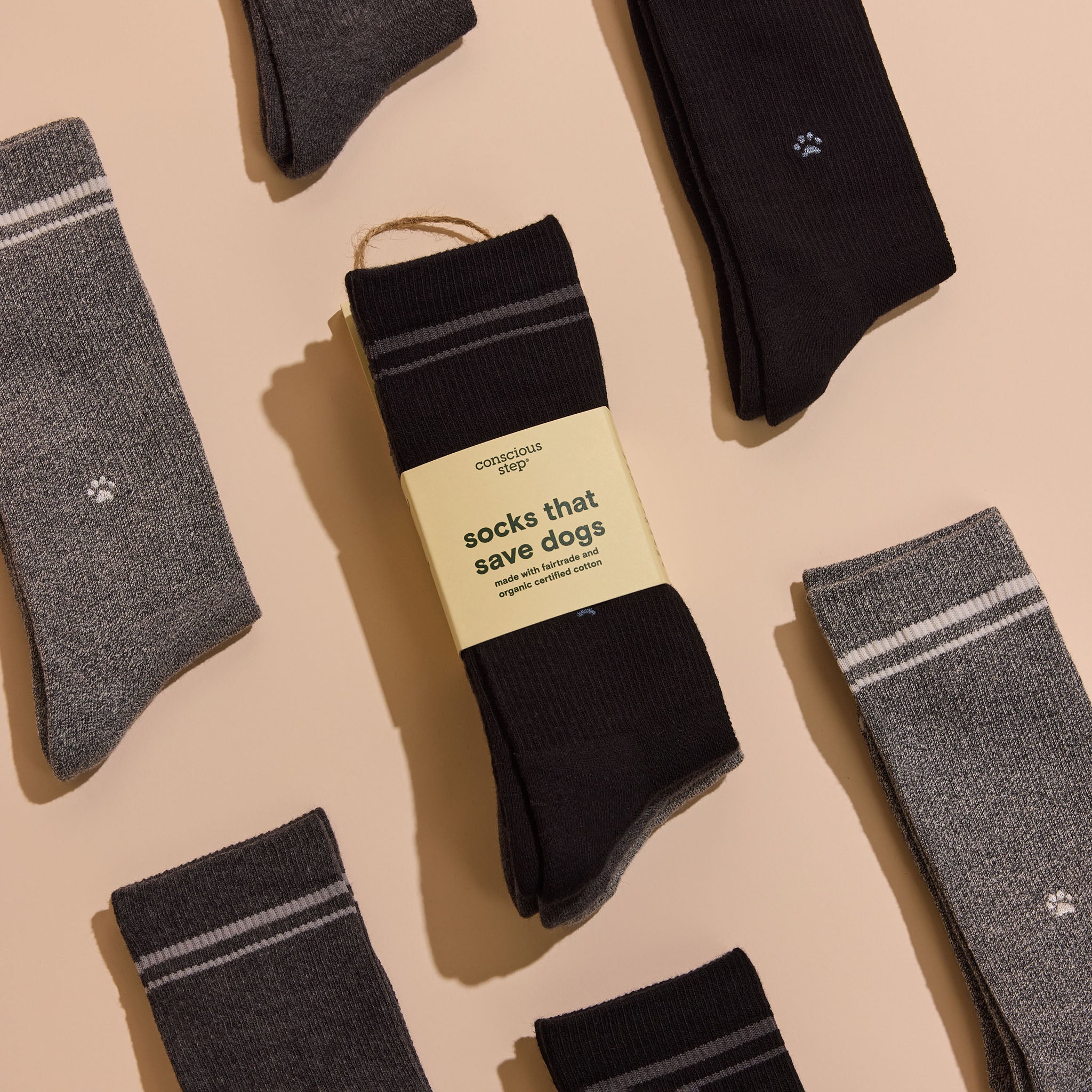 Comfort Crew Socks that Save Dogs - Conscious Step