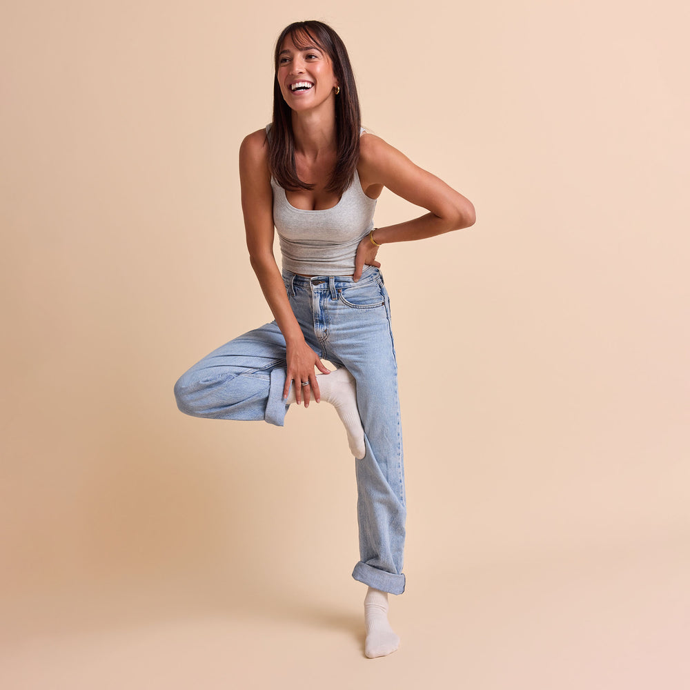 Comfort Crew Socks that Support Mental Health - Conscious Step