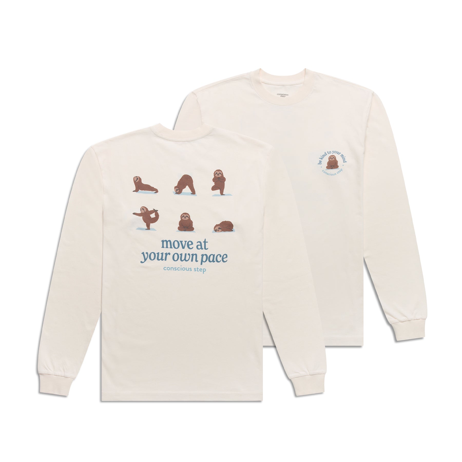 Move at Your Own Pace Long Sleeve T-Shirt