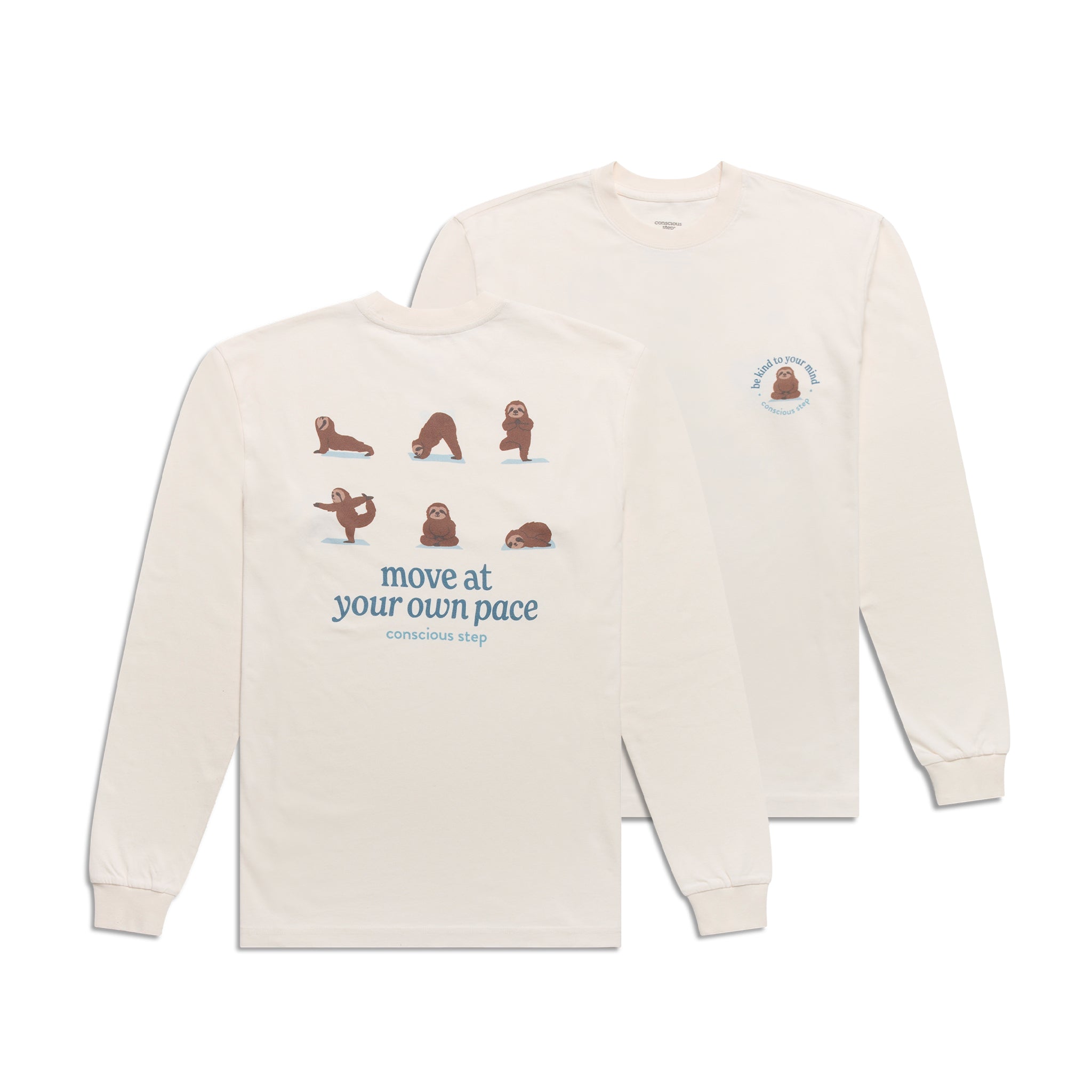 Move at Your Own Pace Long Sleeve T-Shirt