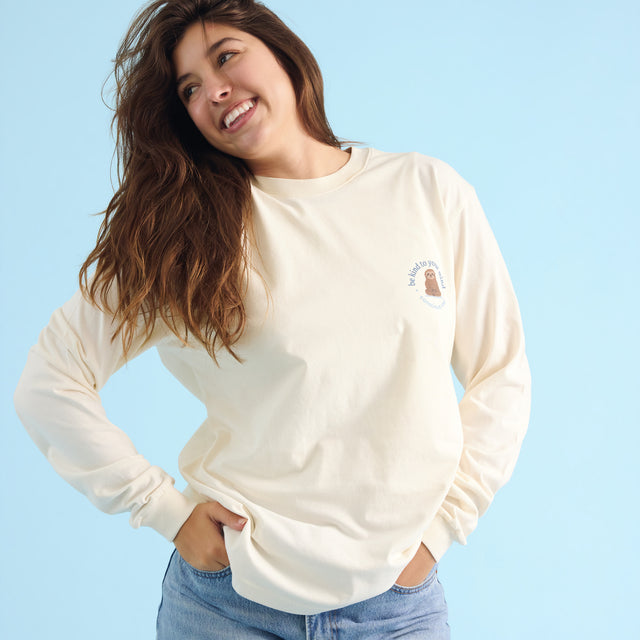 Move at Your Own Pace Long Sleeve T-Shirt - Conscious Step