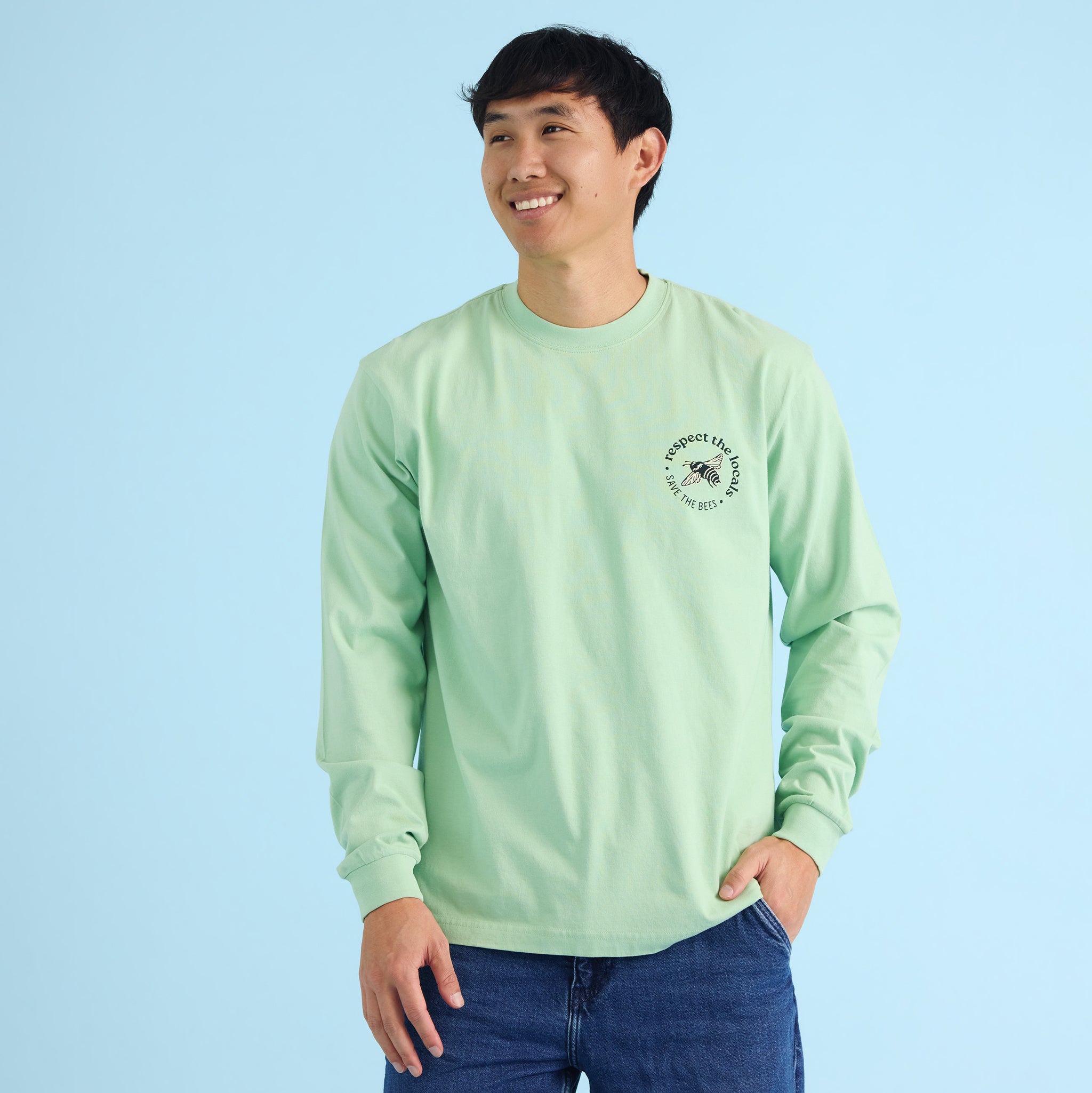 Respect the Locals Long Sleeve T-Shirt - Conscious Step