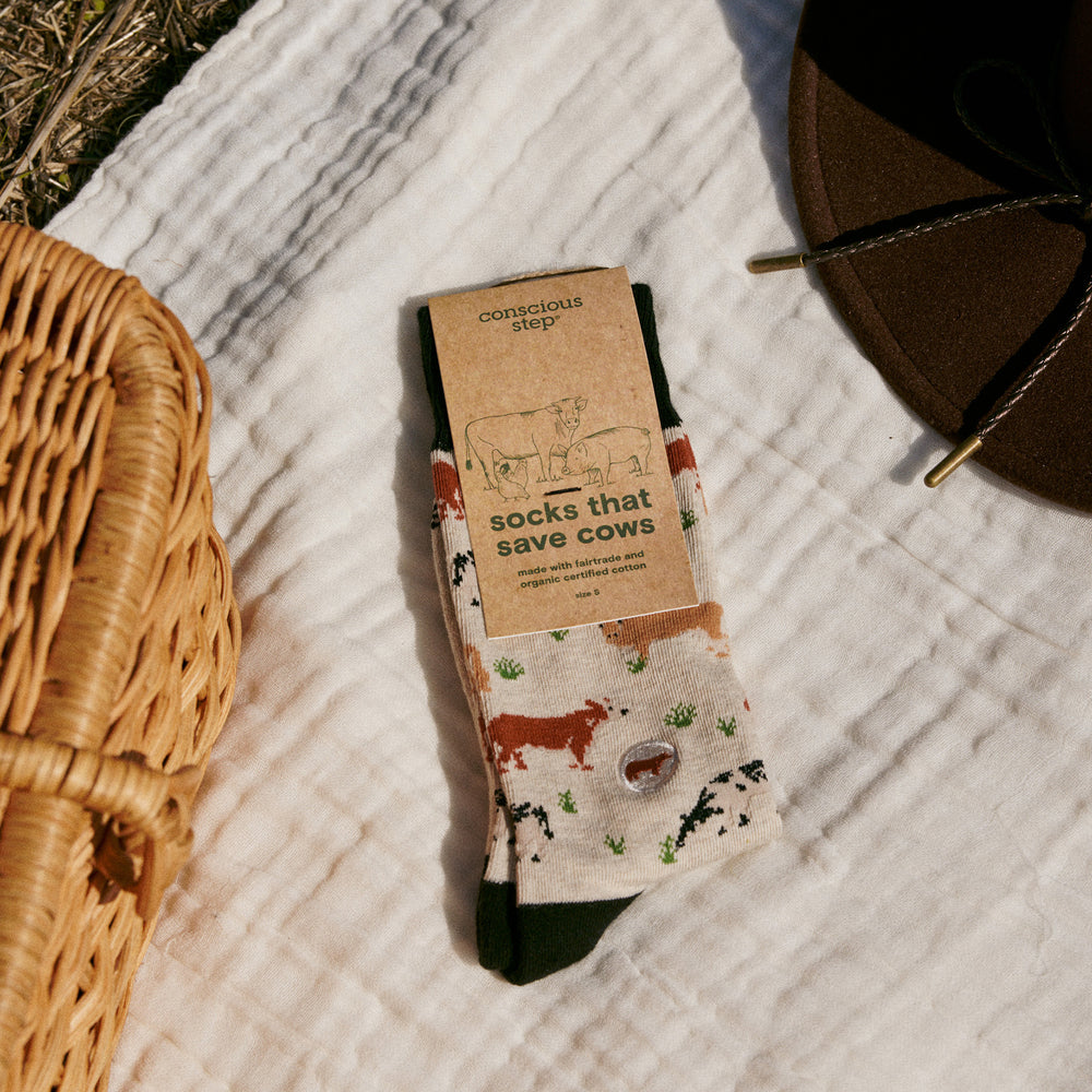 Socks that Save Cows - Conscious Step