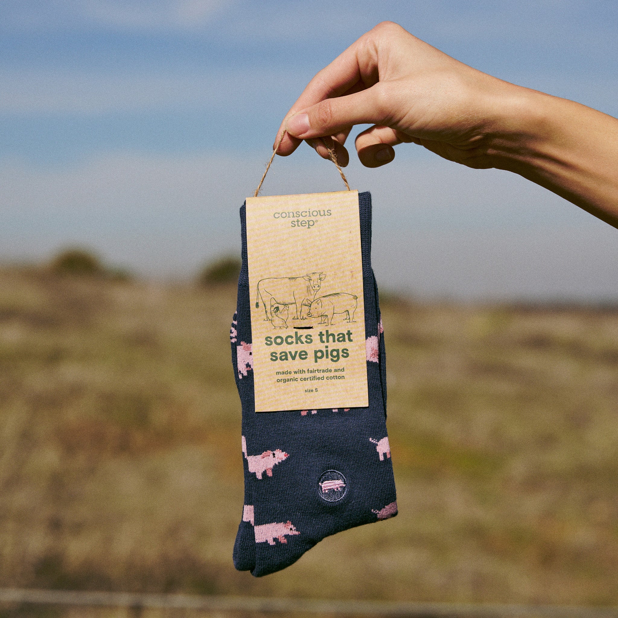 Socks that Save Pigs - Conscious Step
