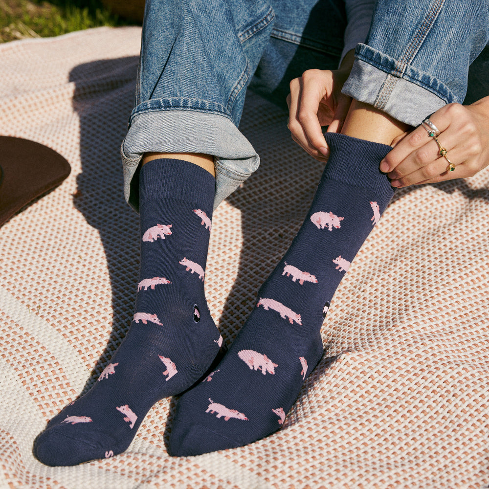 Socks that Save Pigs - Conscious Step