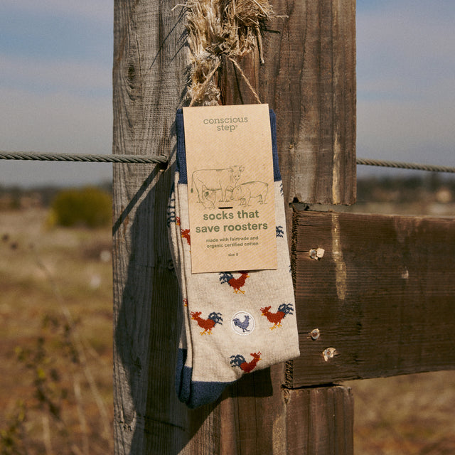 Socks that Save Roosters - Conscious Step