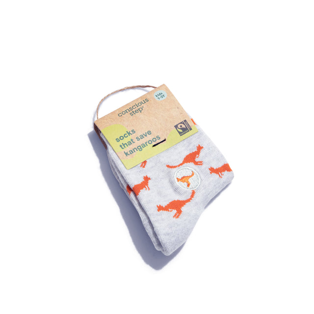 Toddler Socks that Save Kangaroos - Conscious Step