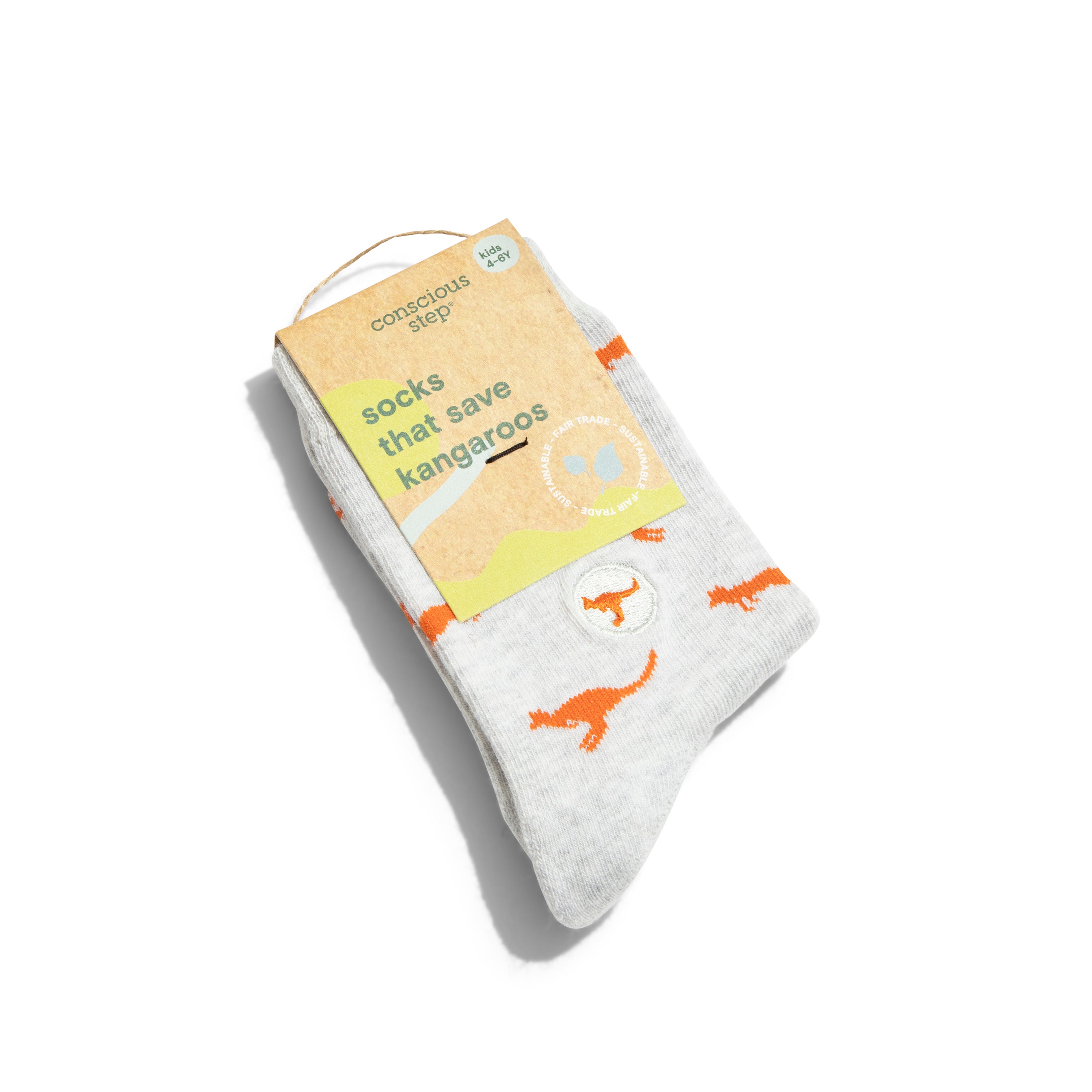 Kids Socks that Save Kangaroos - Conscious Step