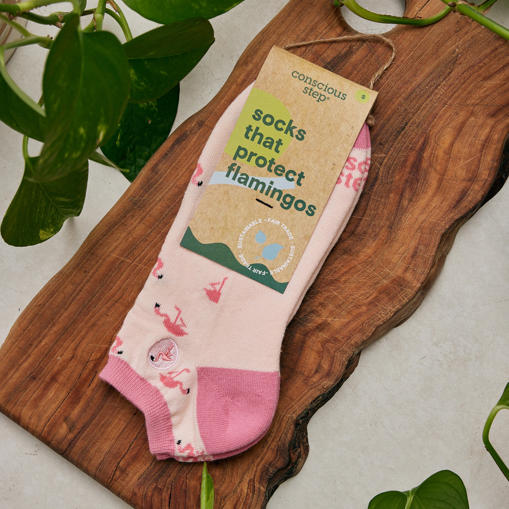 Socks that Protect Flamingos - Conscious Step