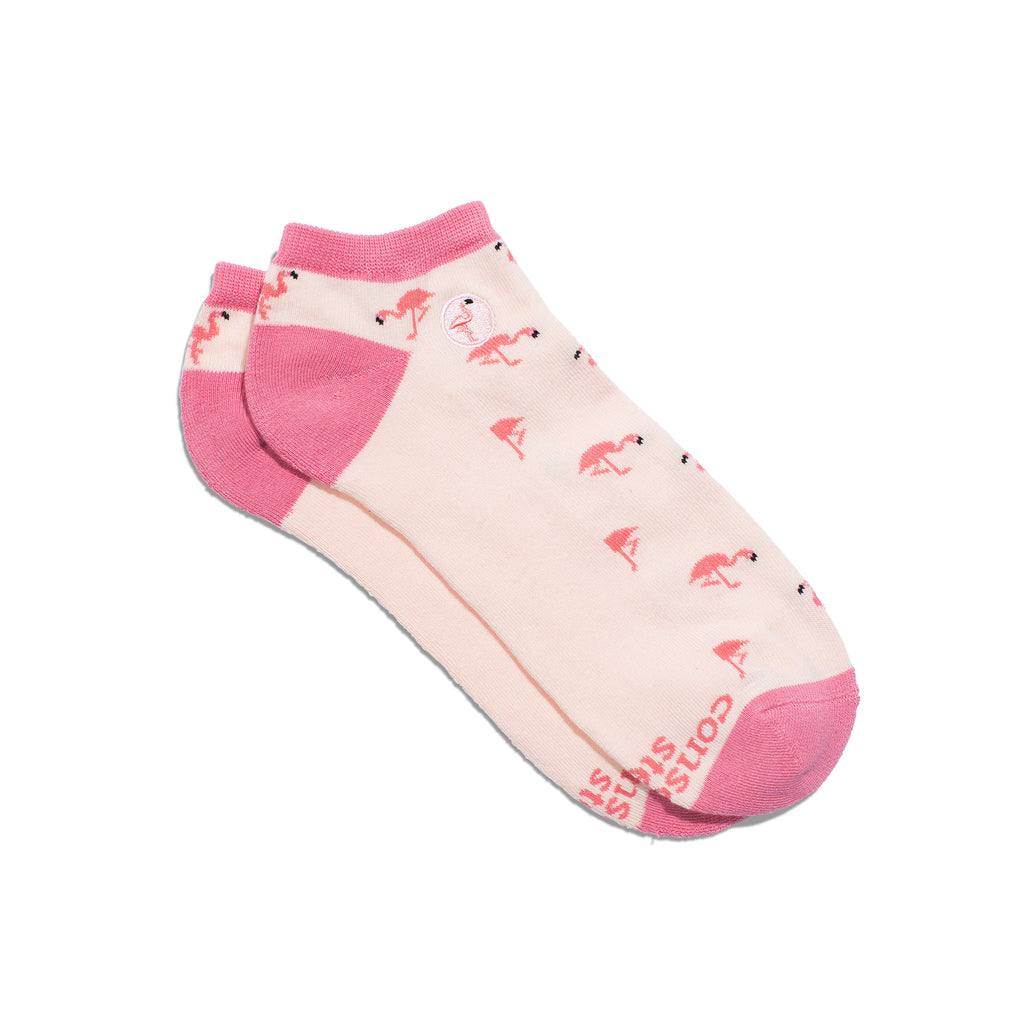 Socks that Protect Flamingos | Eco Friendly Ankle Socks