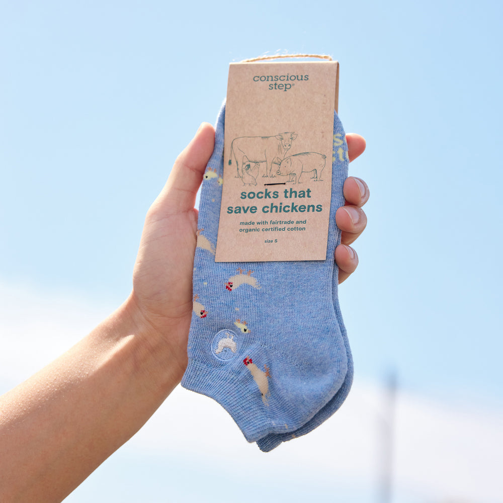 Socks that Save Chickens - Conscious Step