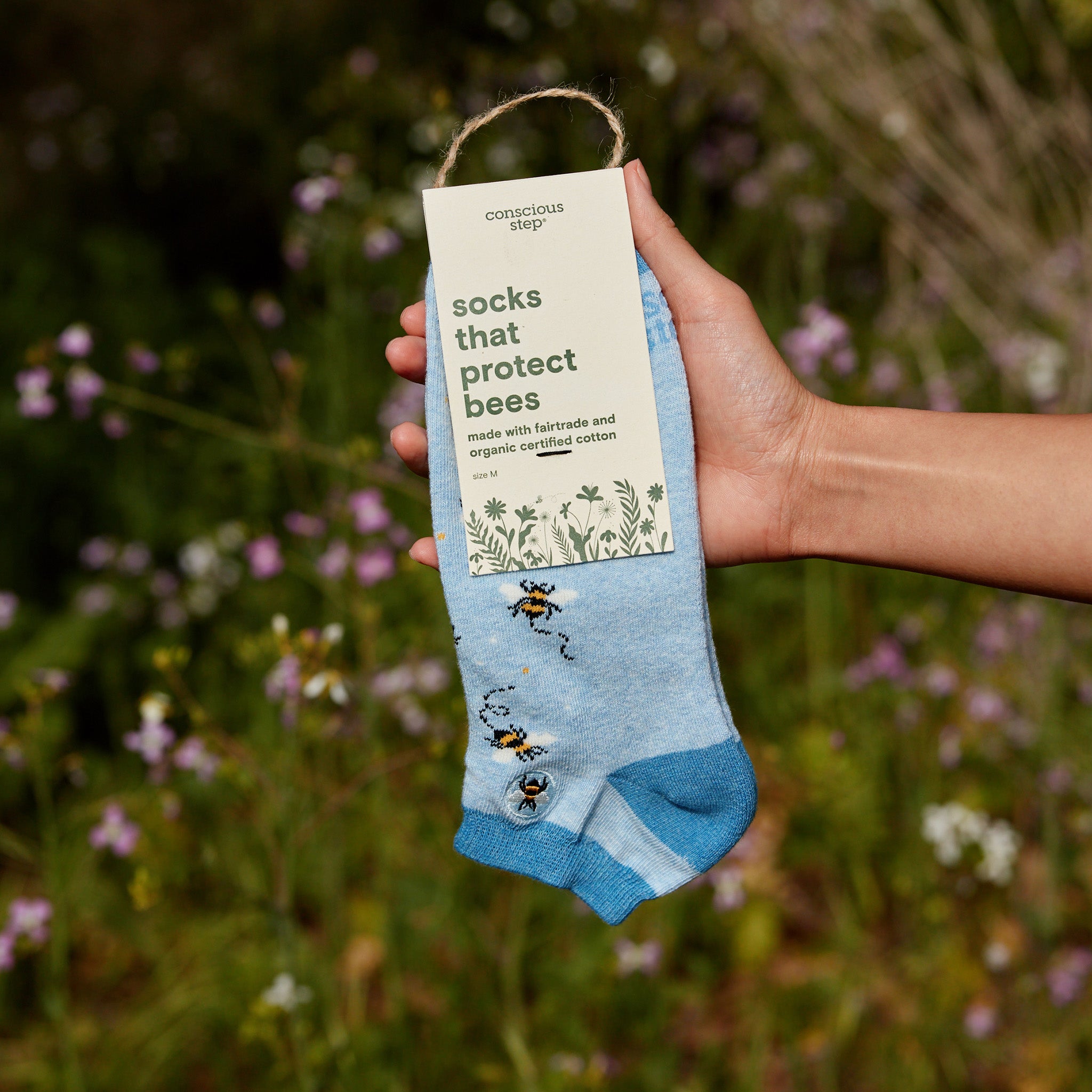 Socks that Protect Bees - Conscious Step