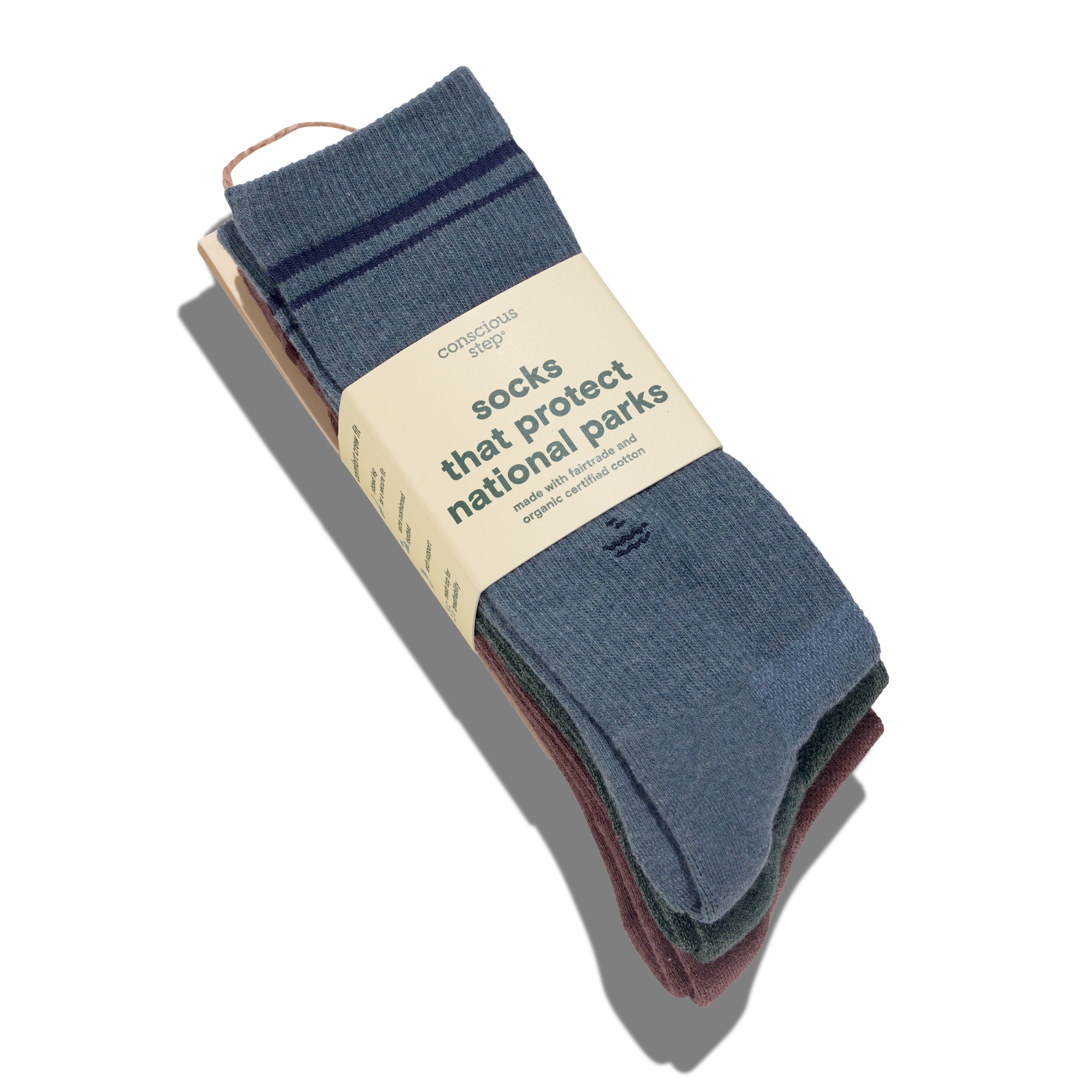 Comfort Crew Socks that Protect National Parks - Conscious Step