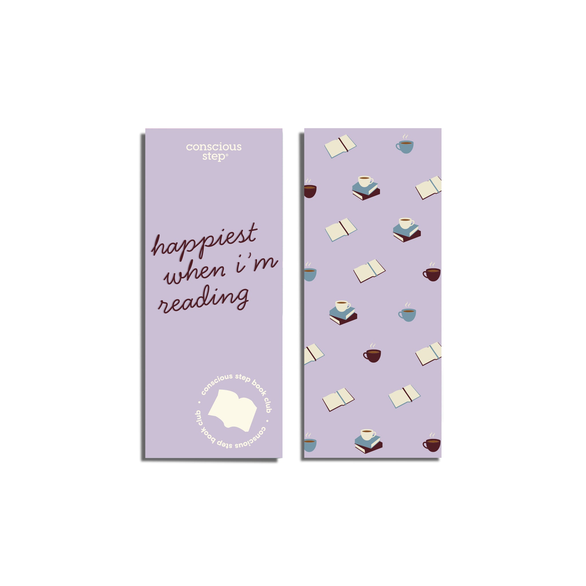 Happiest When I'm Reading Bookmark - Conscious Step