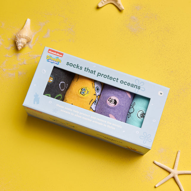 SpongeBob Socks that Protect Oceans - Conscious Step