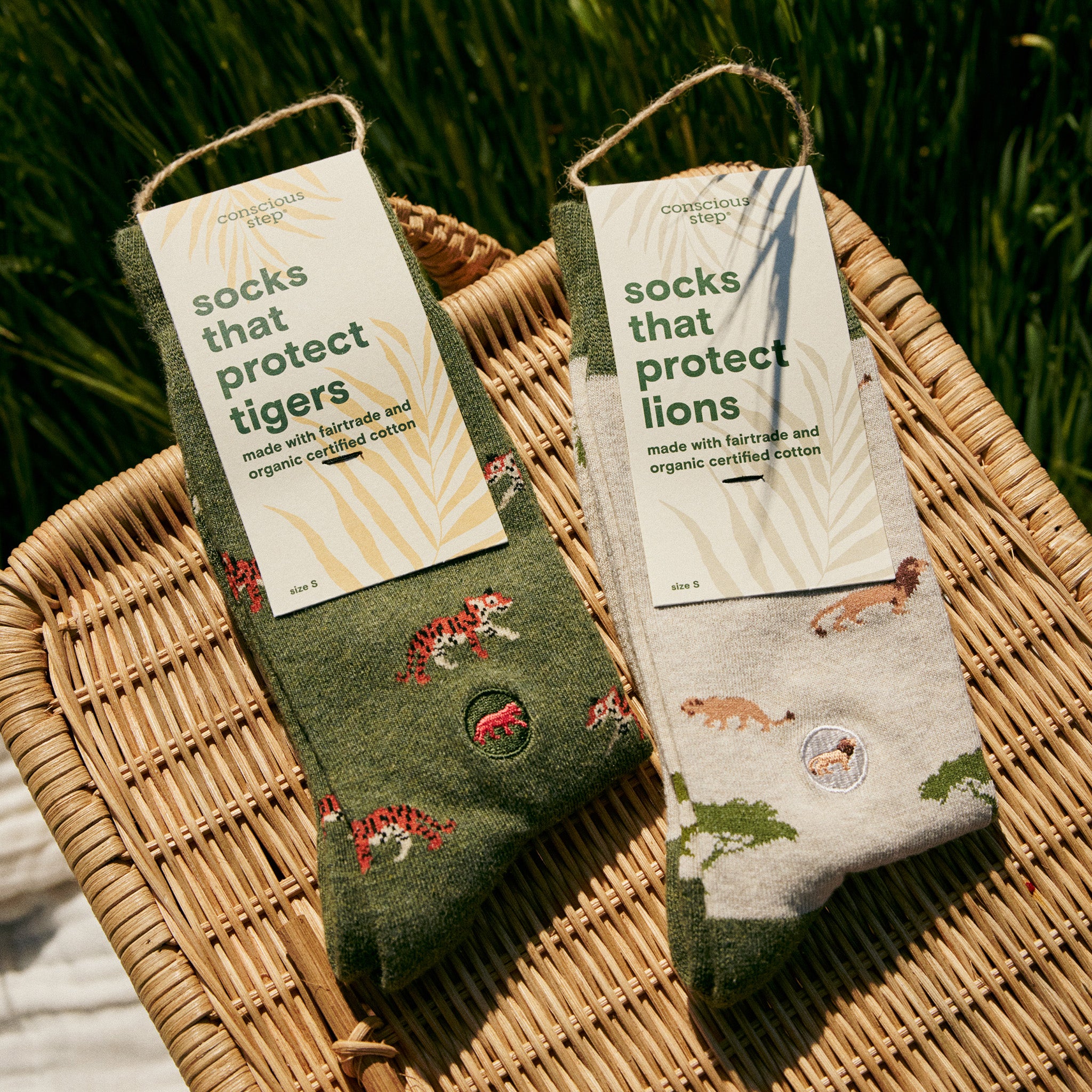 Socks that Protect Tigers - Conscious Step