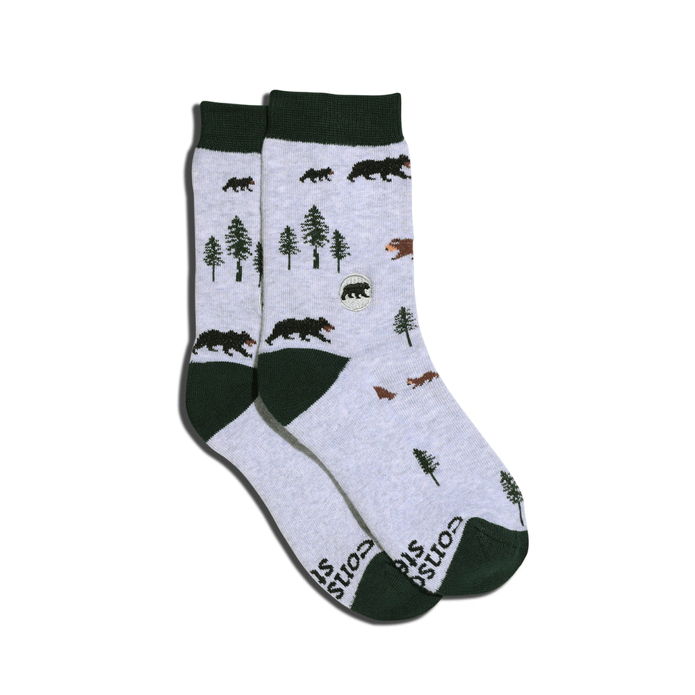 Kids Socks that Protect Bears - Conscious Step [preschool] [youth]