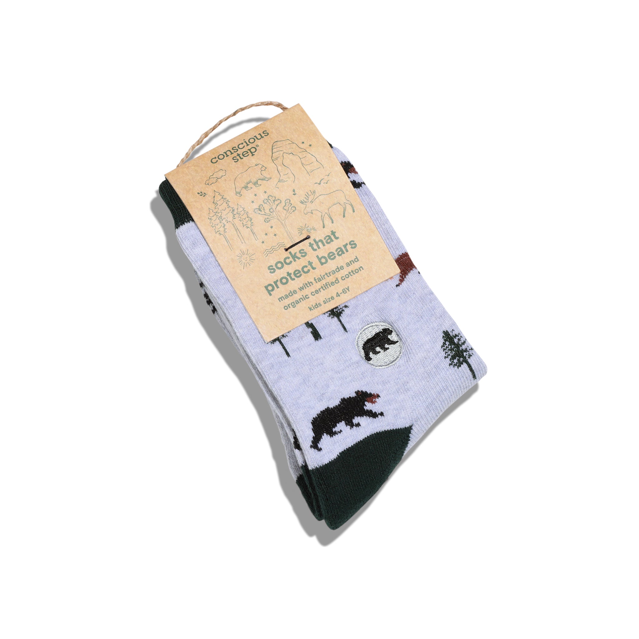 Kids Socks that Protect Bears - Conscious Step