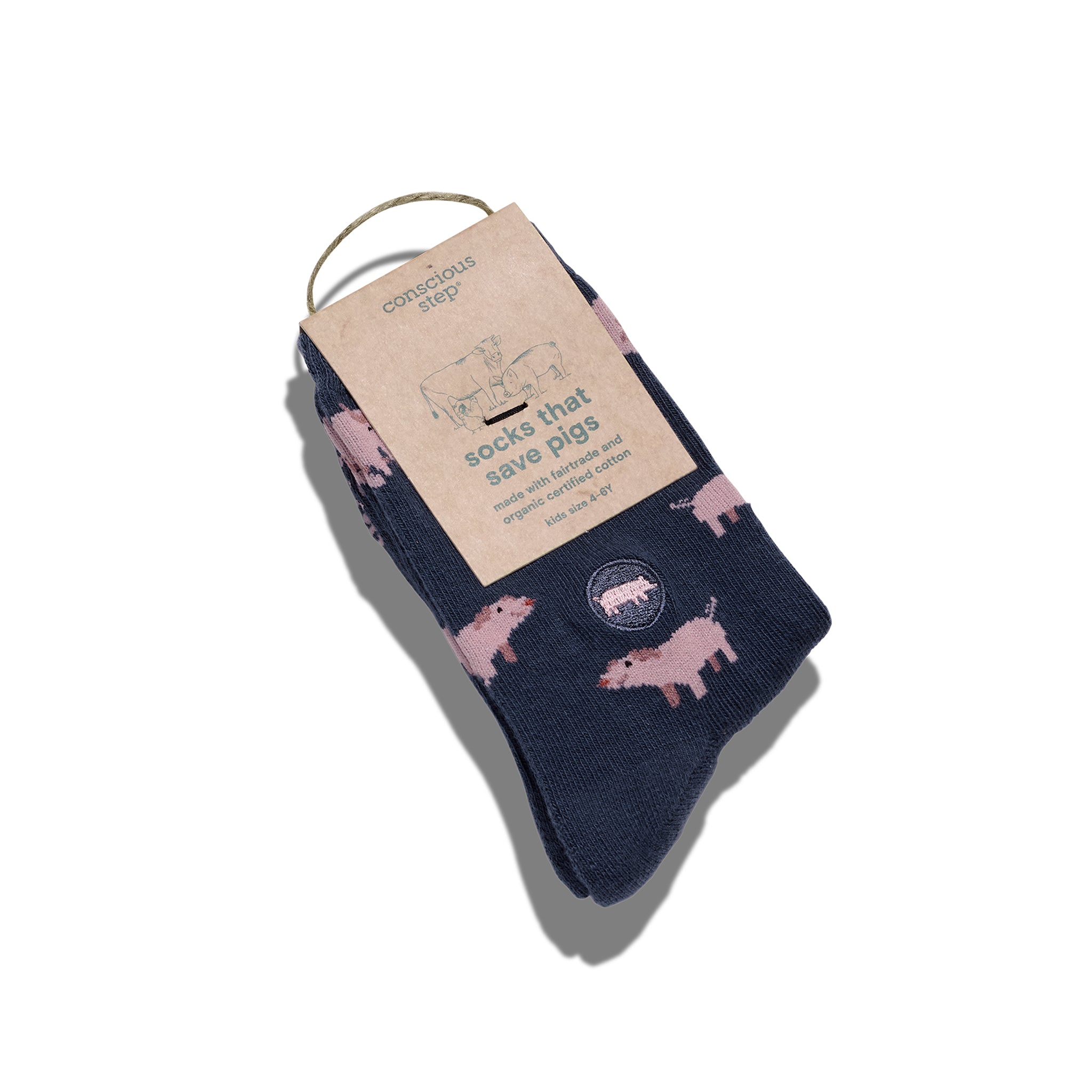 Kids Socks that Save Pigs - Conscious Step