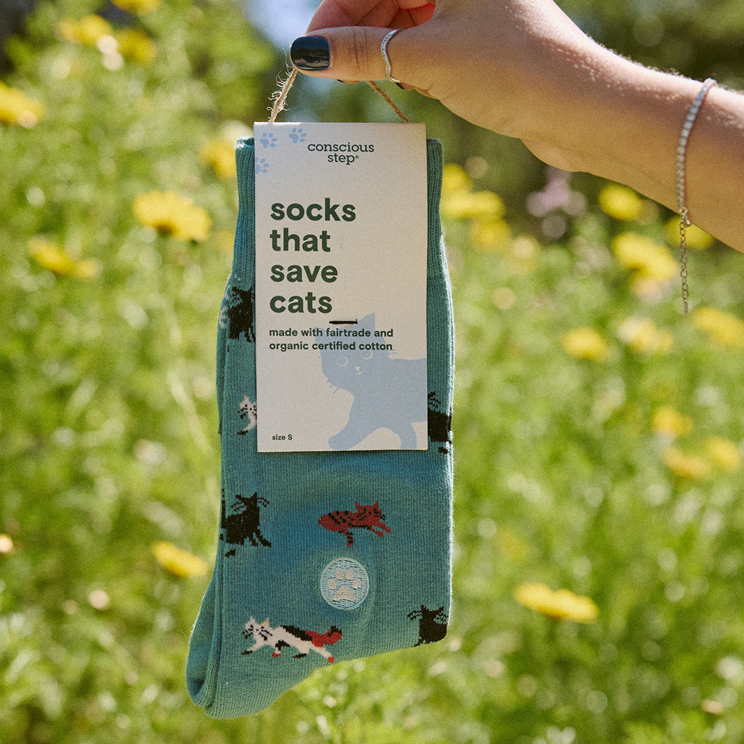Socks that Save Cats - Conscious Step
