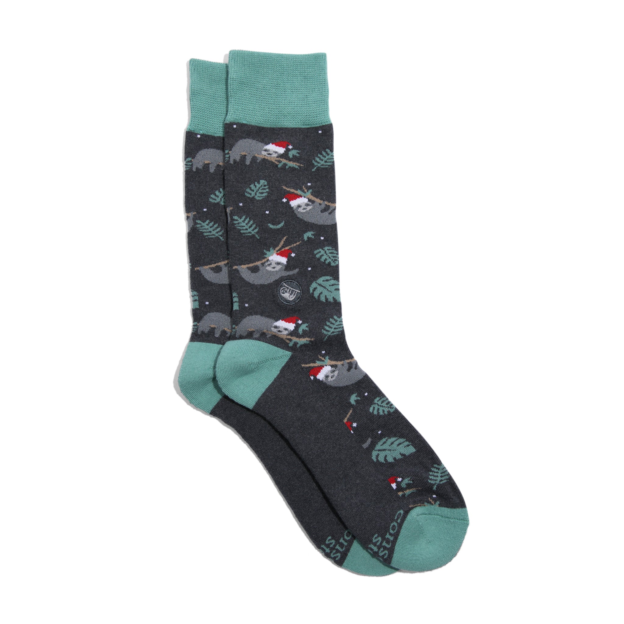 Holiday Socks that Protect Sloths - Conscious Step