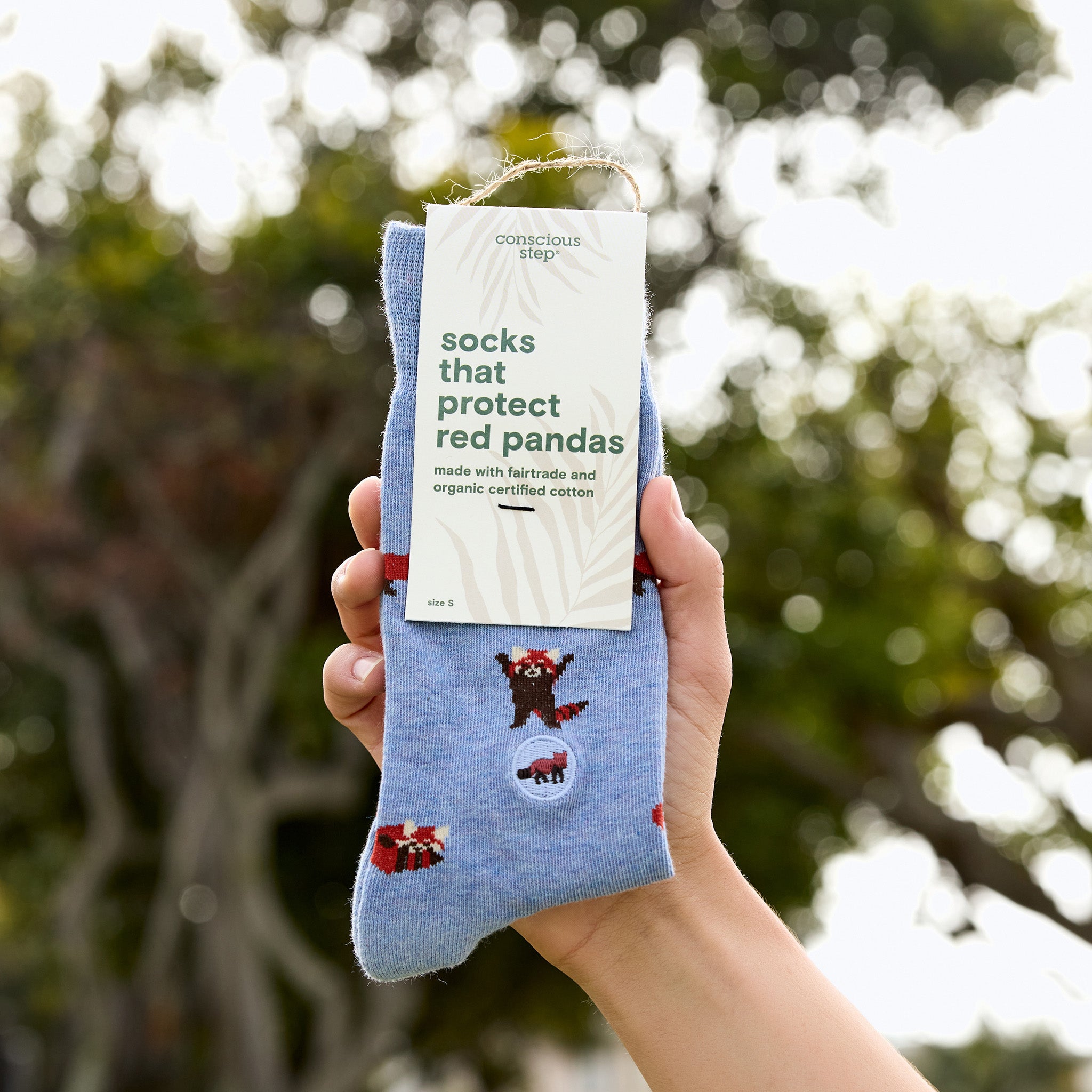 Socks that Protect Red Pandas - Conscious Step
