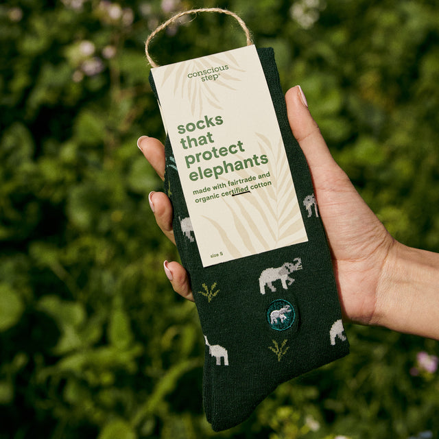 Socks that Protect Elephants - Conscious Step