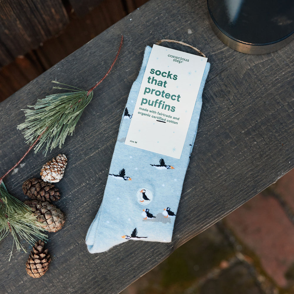 Socks that Protect Puffins - Conscious Step
