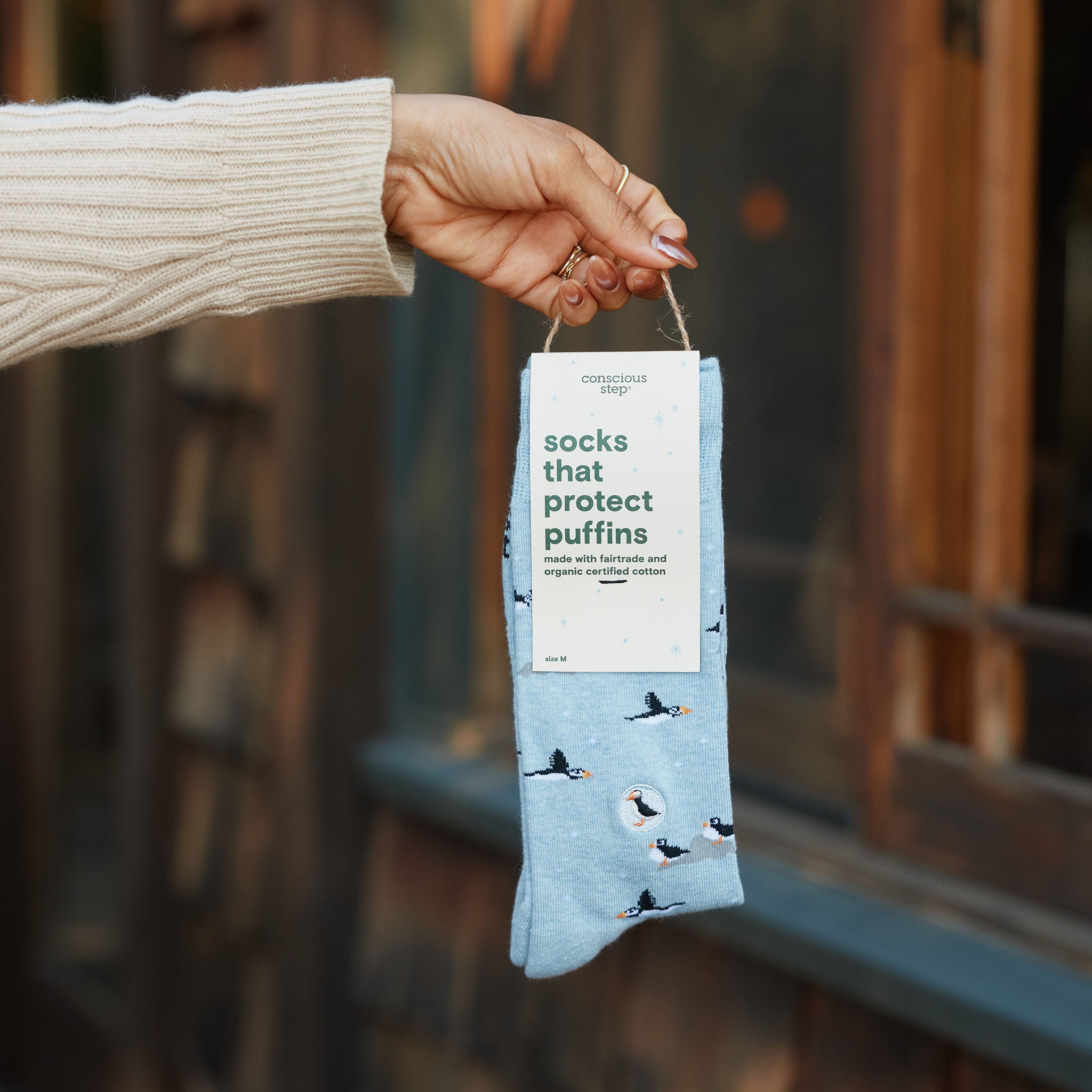 Socks that Protect Puffins - Conscious Step