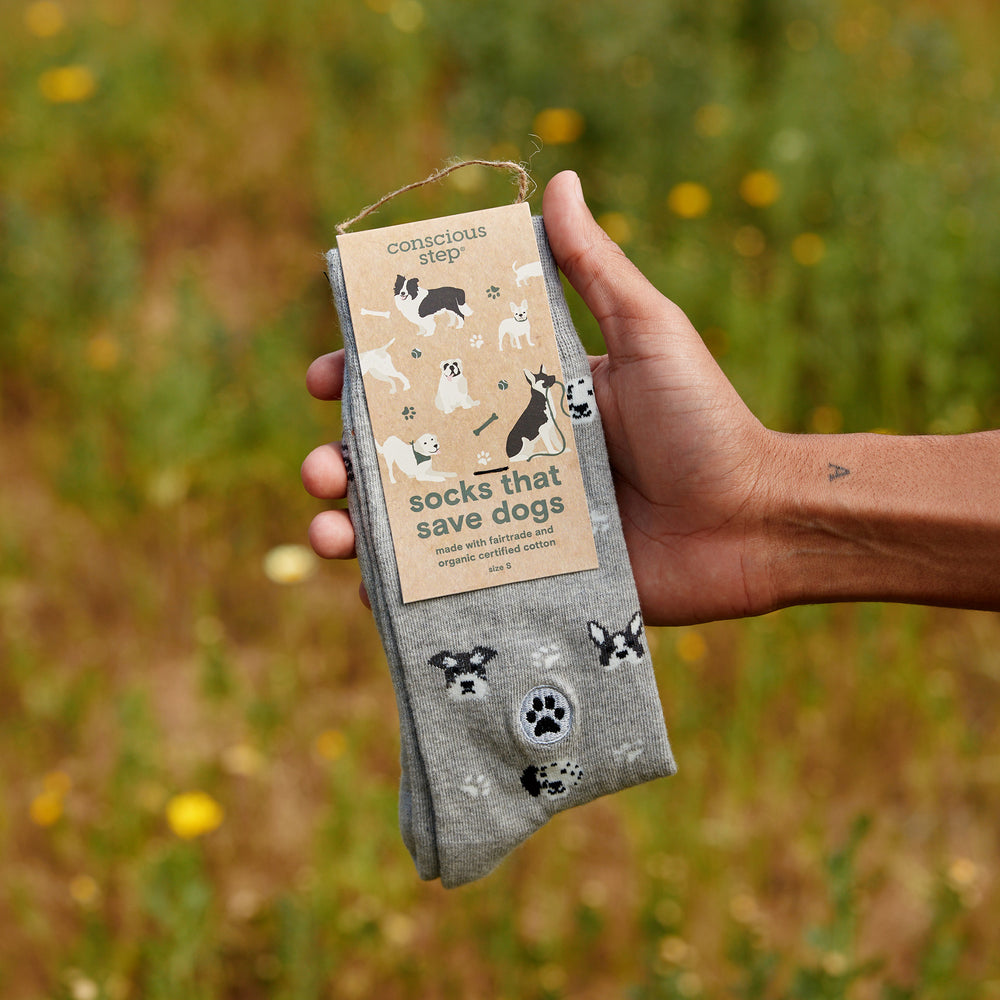 Socks that Save Dogs - Conscious Step