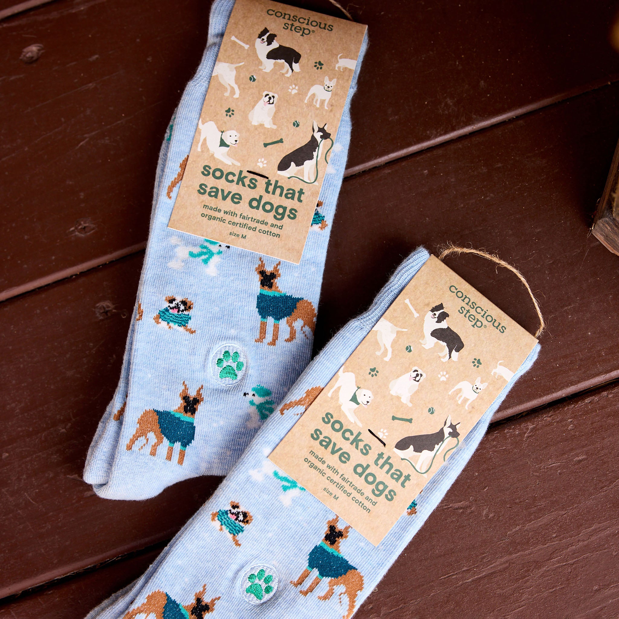 Socks that Save Dogs - Conscious Step