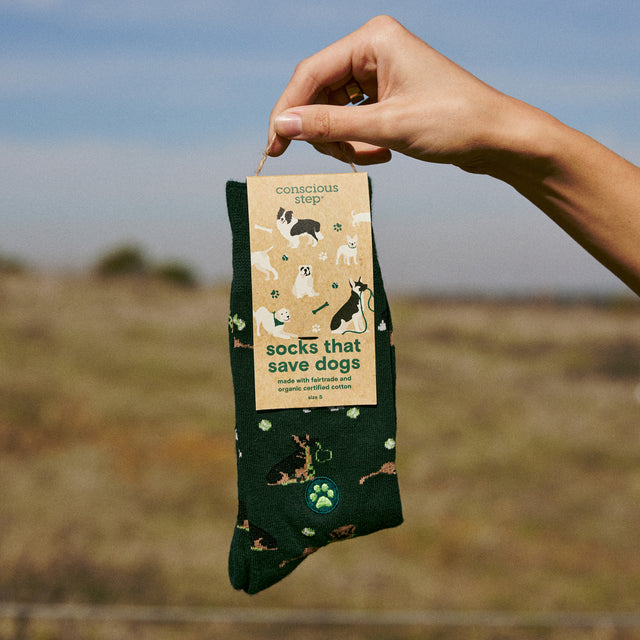 Socks that Save Dogs - Conscious Step