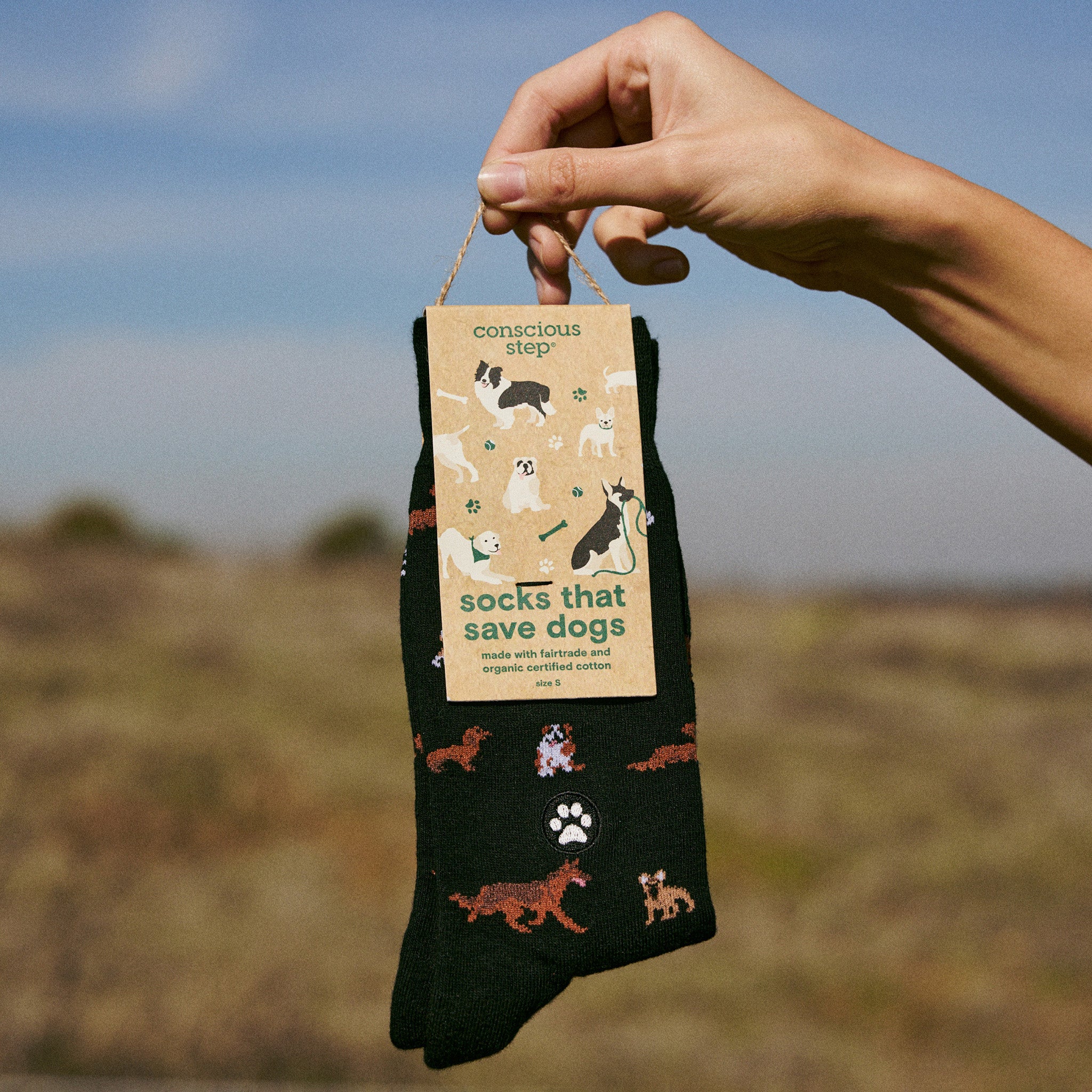 Socks that Save Dogs - Conscious Step