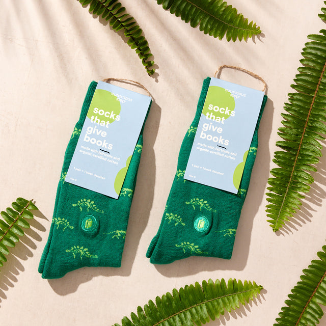 Socks that Give Books - Conscious Step