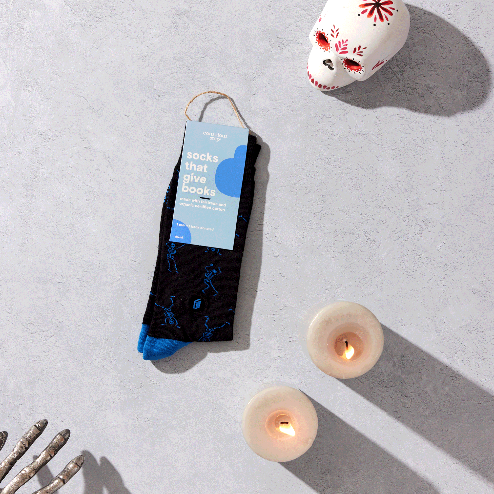 Socks that Give Books - Conscious Step