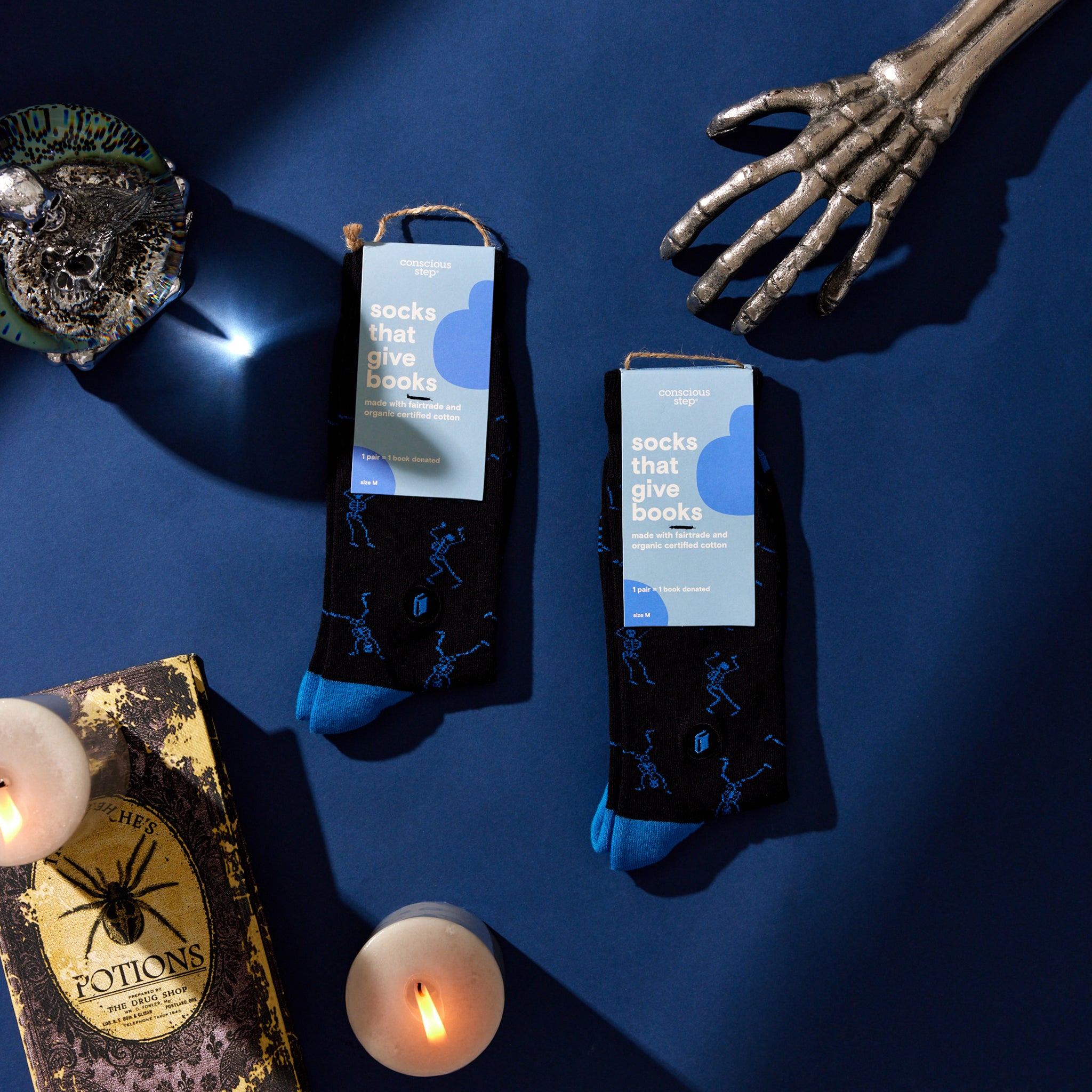 Socks that Give Books - Conscious Step