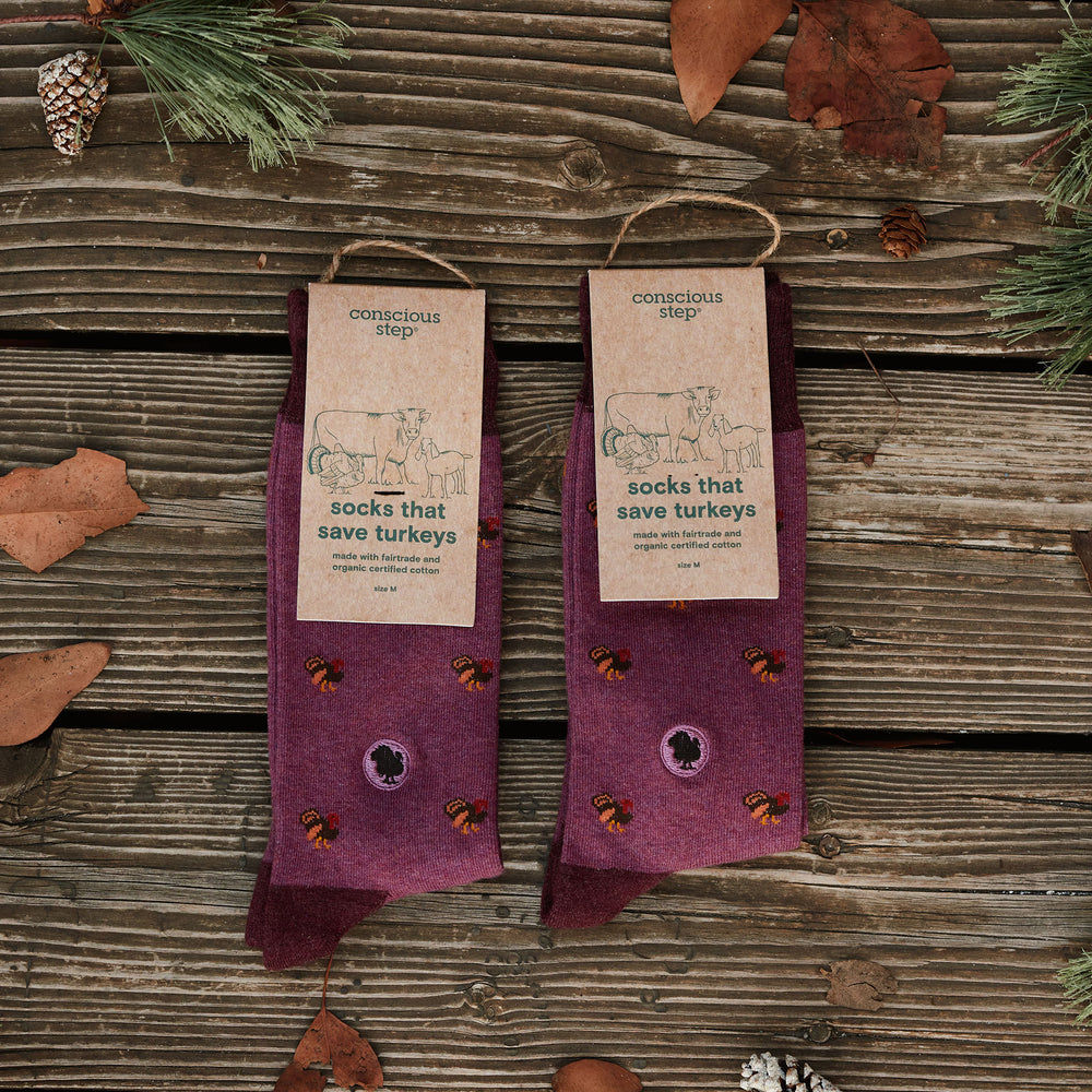 Socks that Save Turkeys - Conscious Step