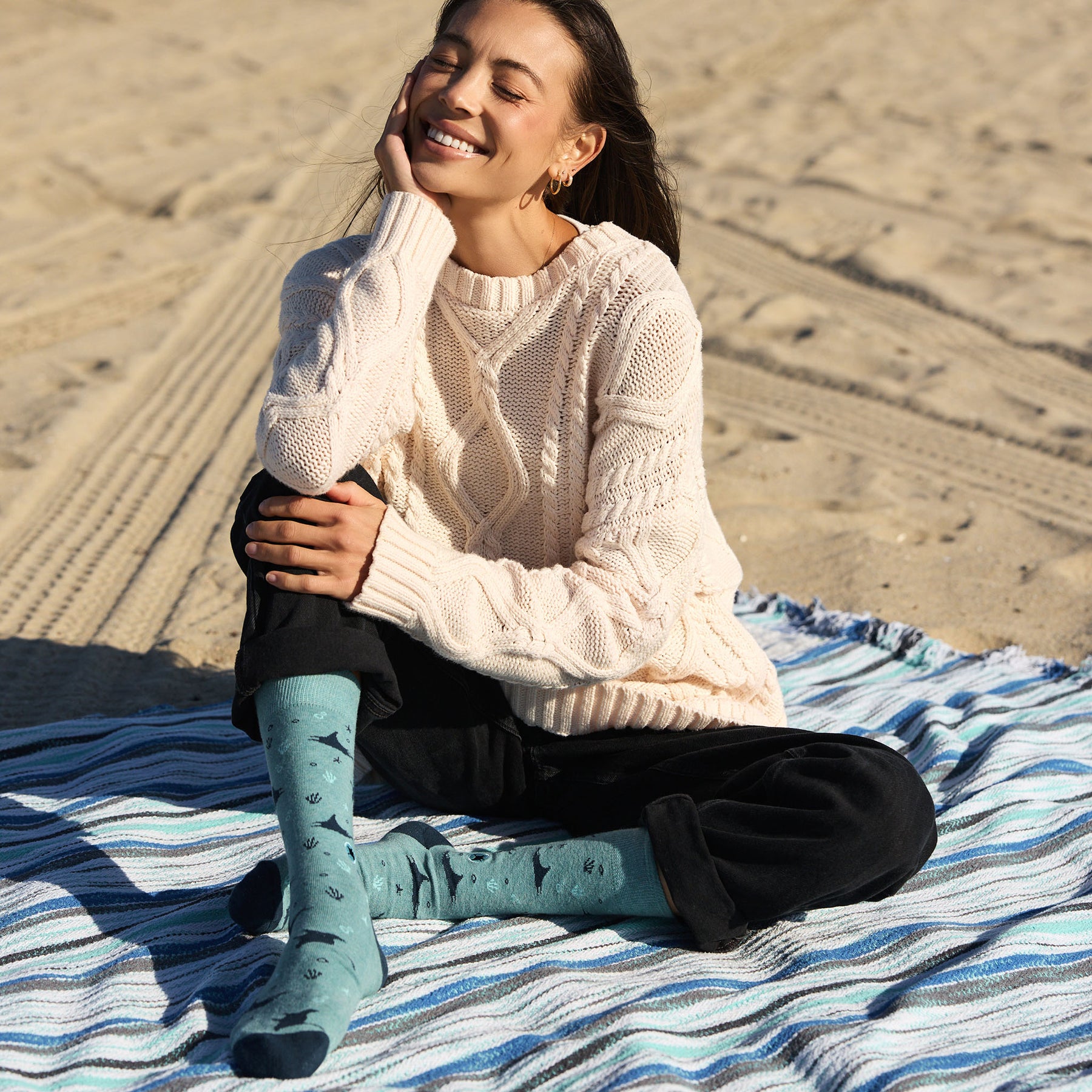 Socks that Protect Manta Rays - Conscious Step