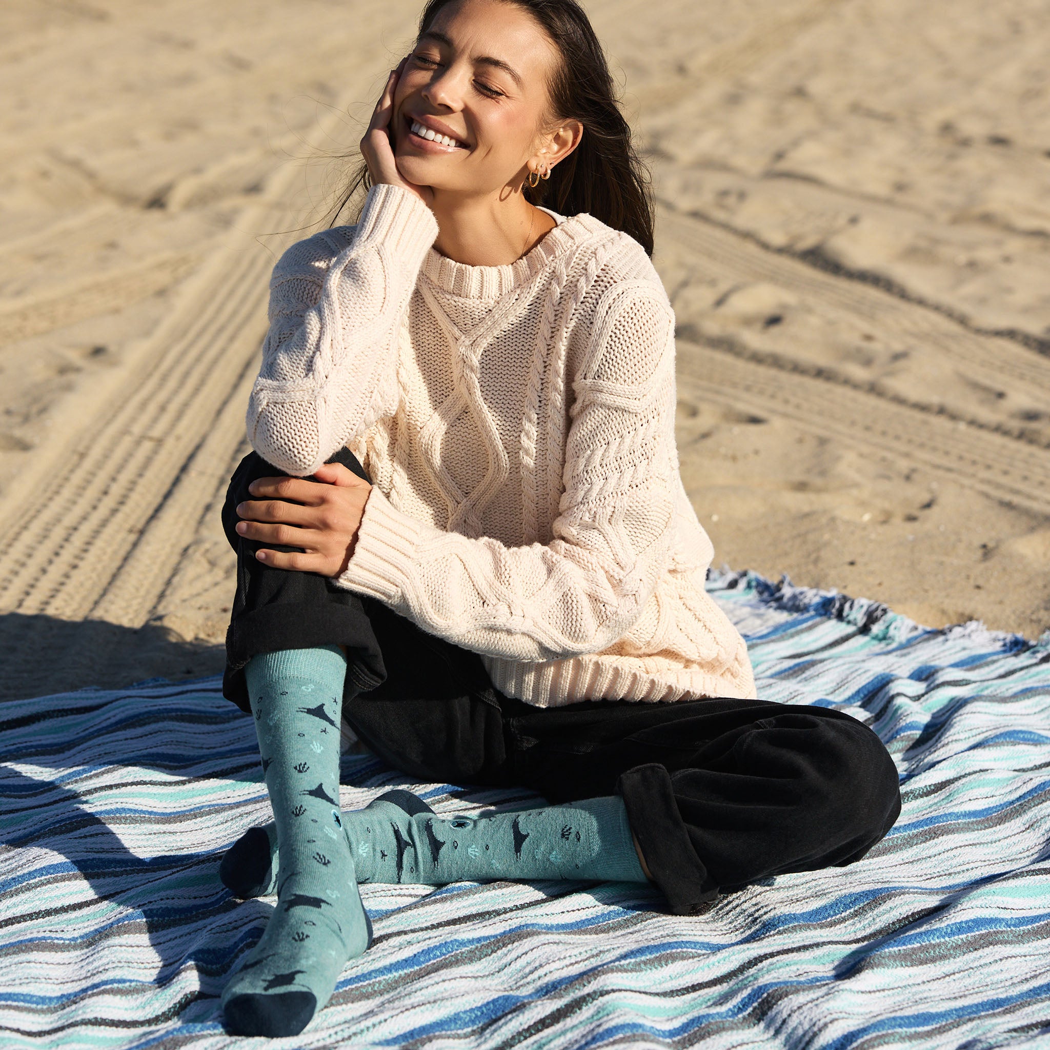 Socks that Protect Manta Rays - Conscious Step