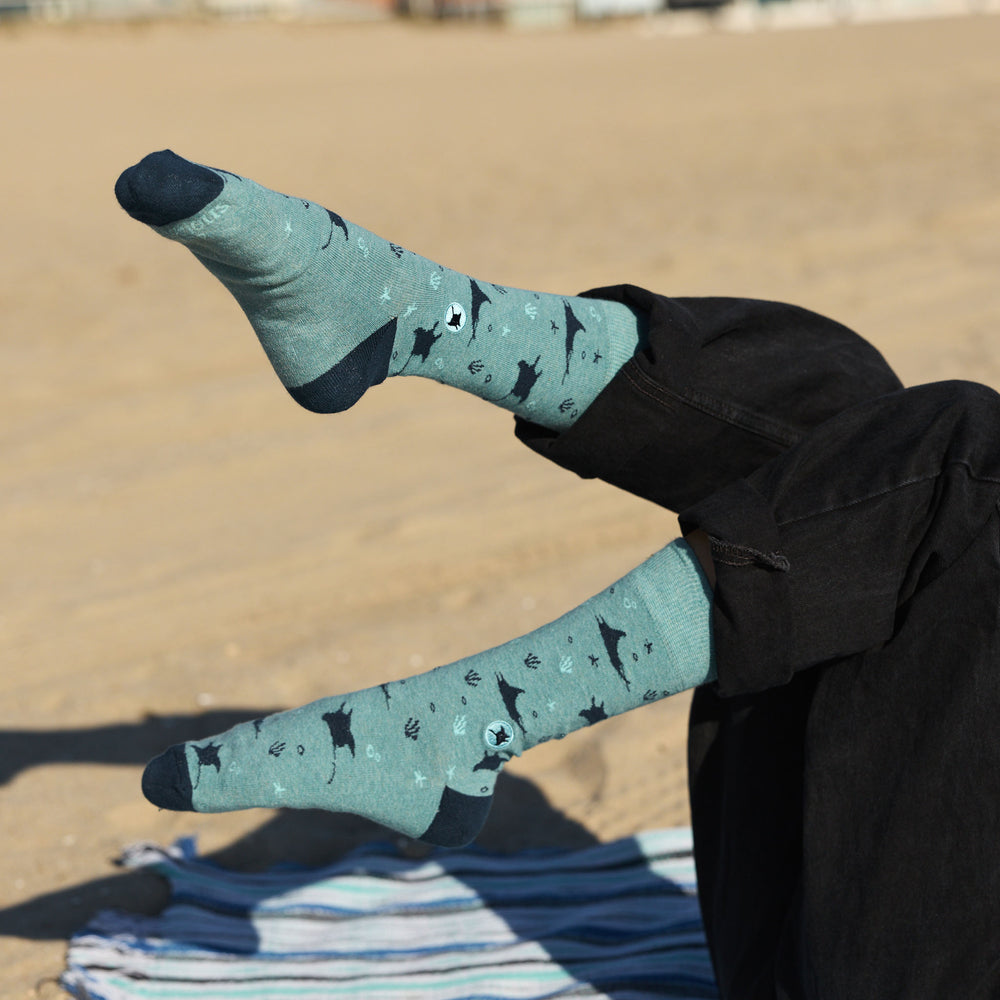 Socks that Protect Manta Rays - Conscious Step