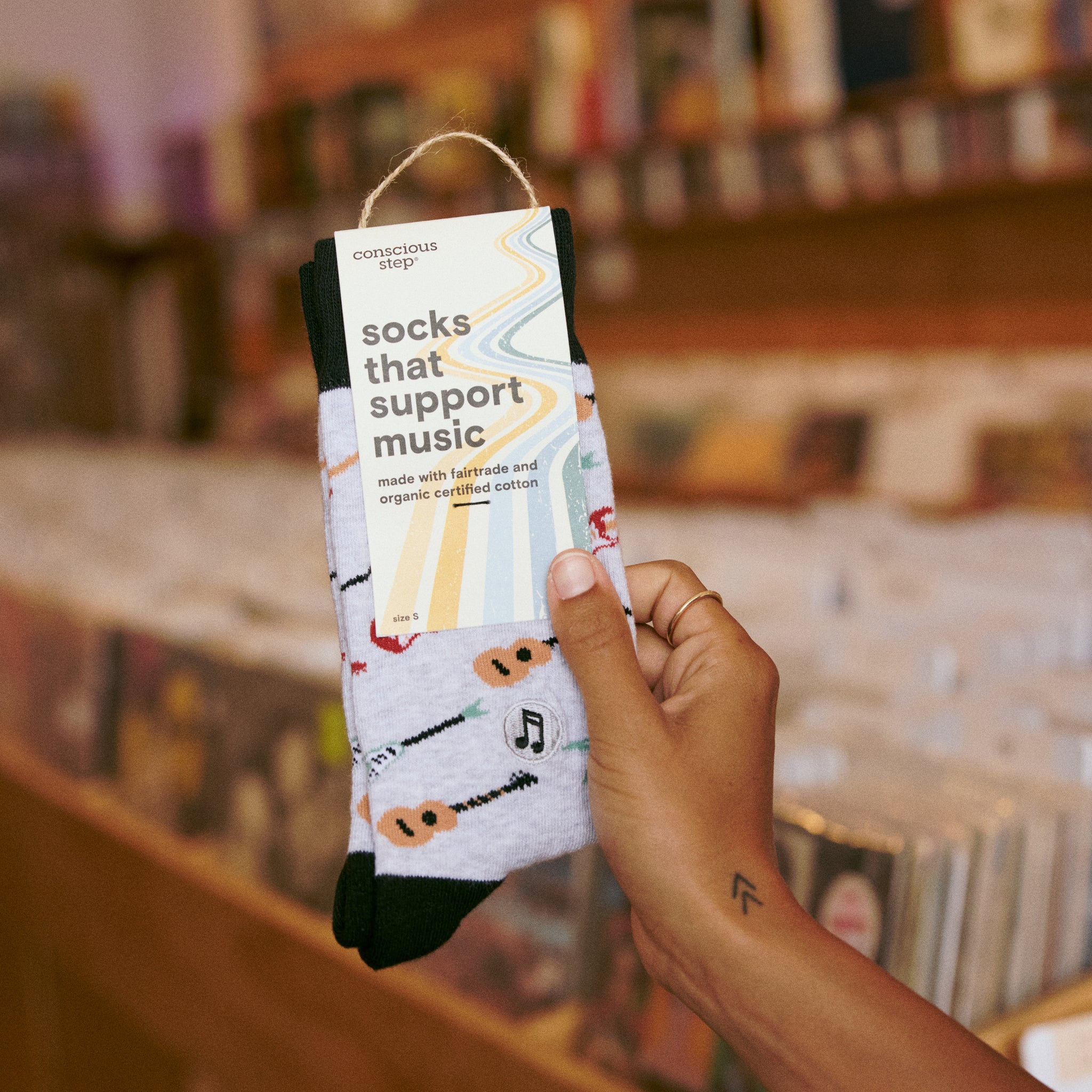 Socks that Support Music - Conscious Step