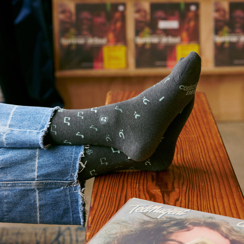 Socks that Support Music - Conscious Step