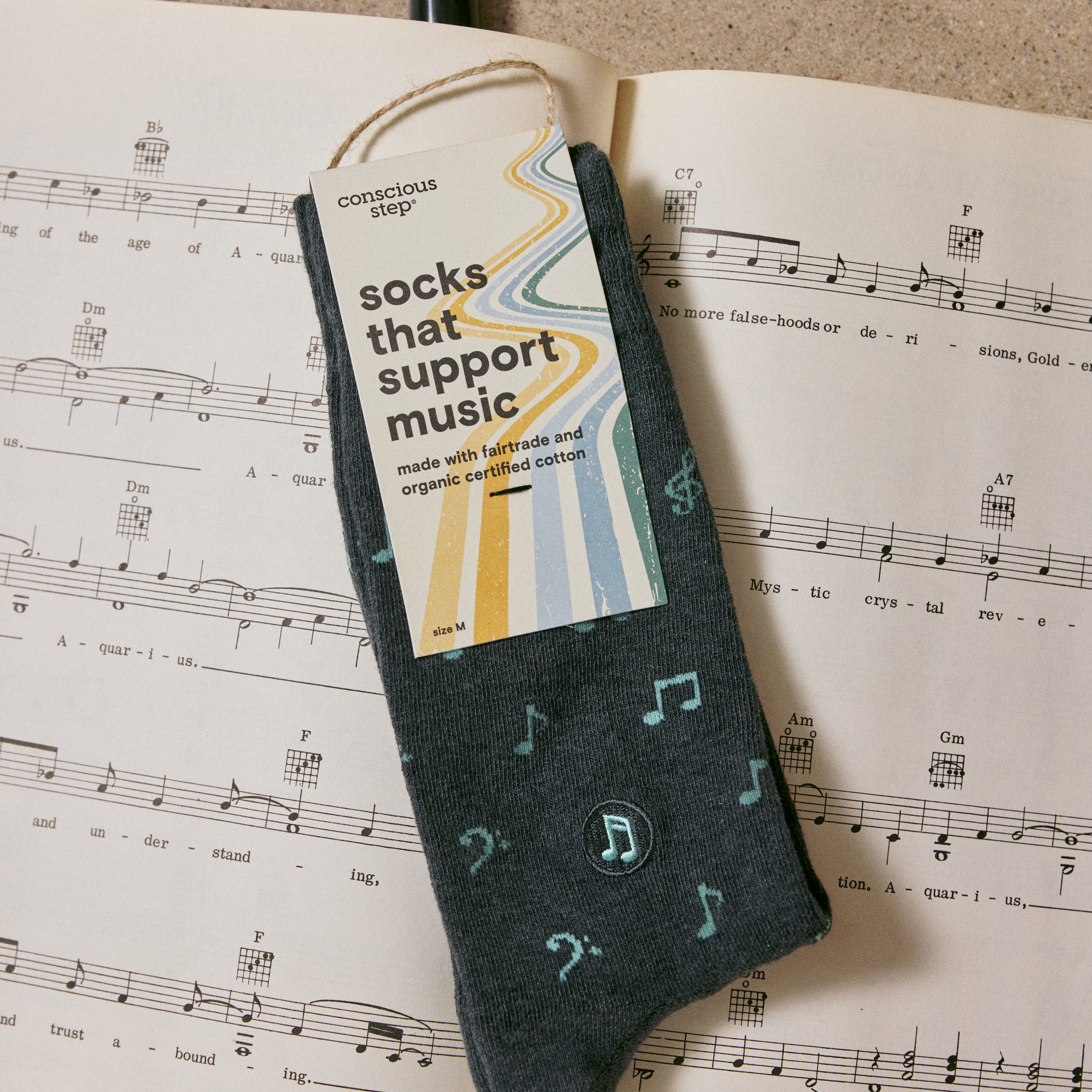 Socks that Support Music - Conscious Step