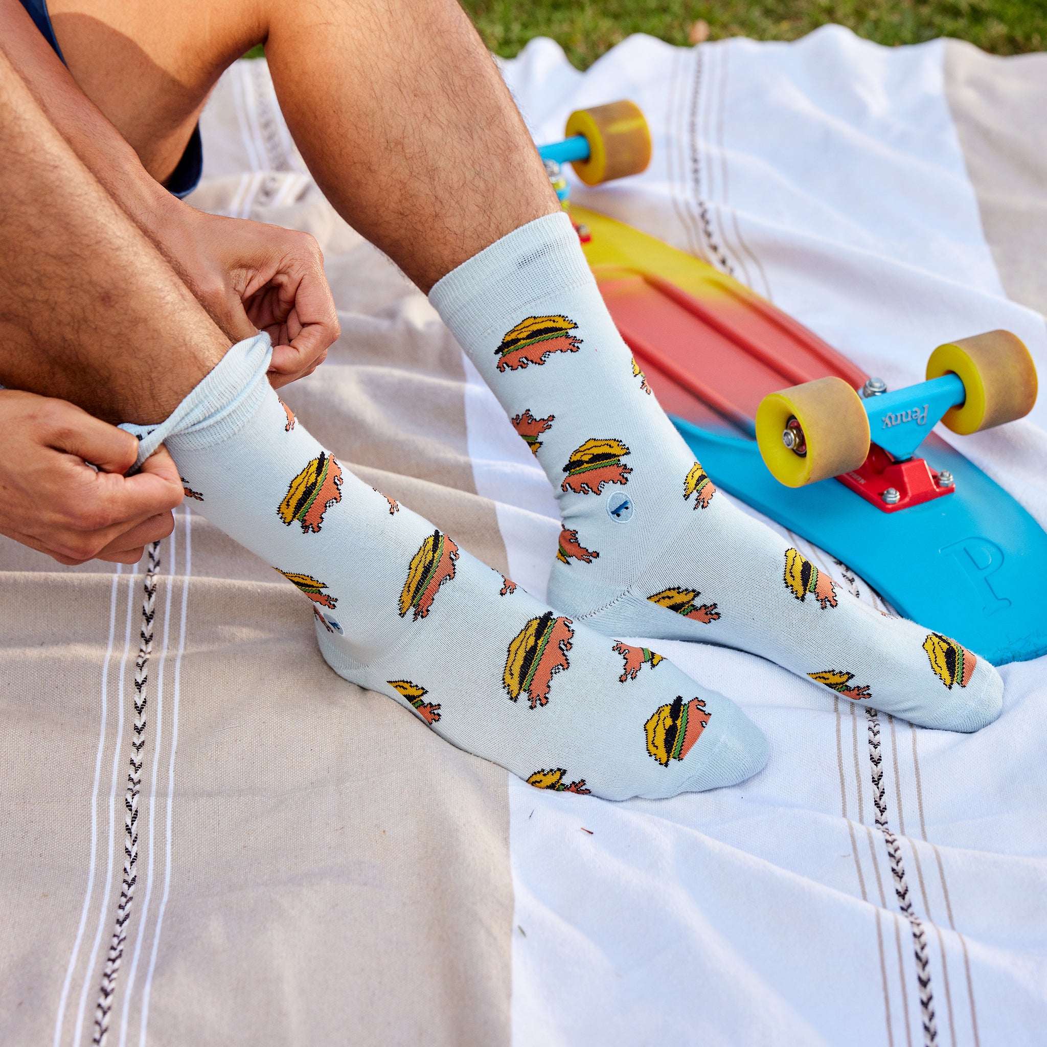 Rocket Power Socks that Give Books - Conscious Step
