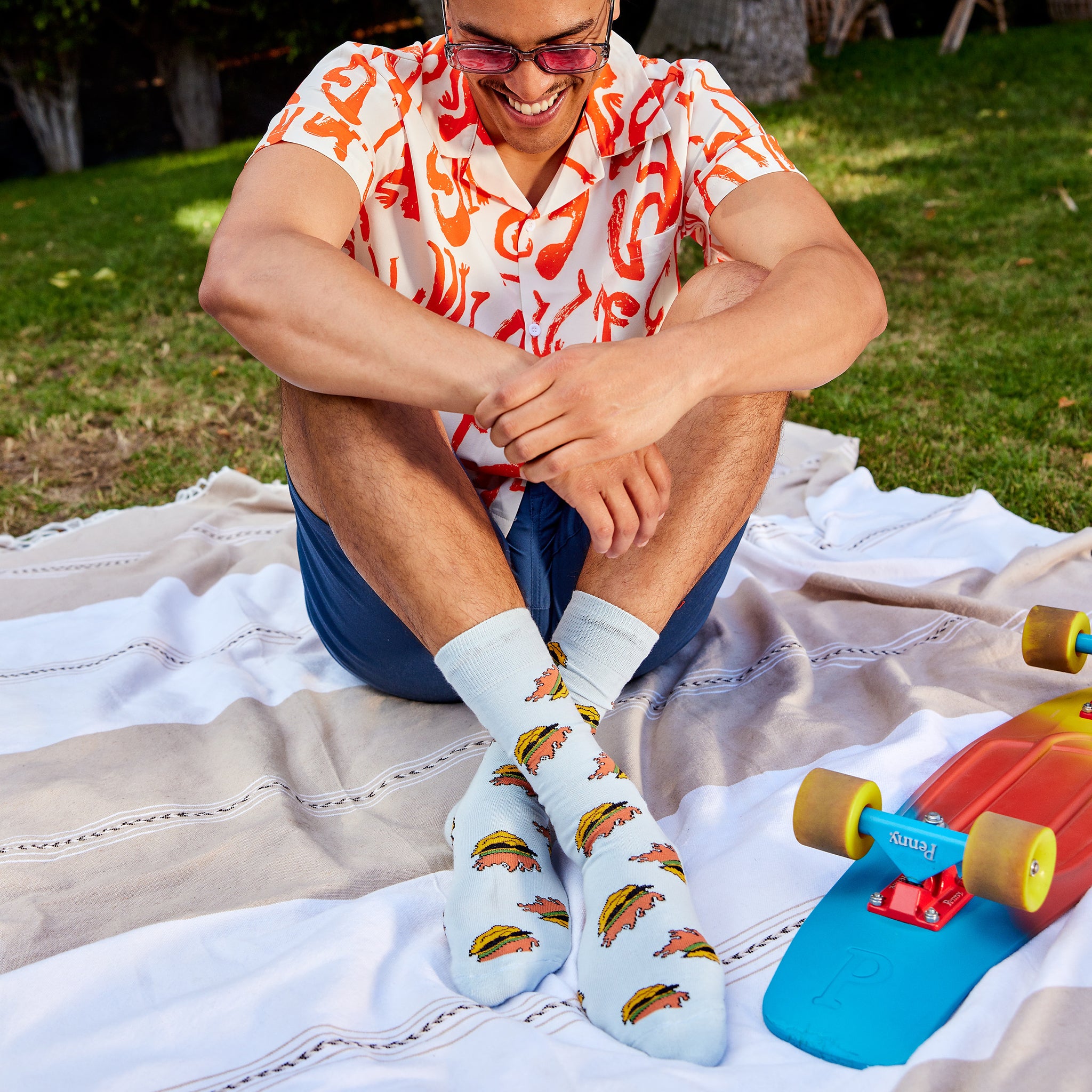 Rocket Power Socks that Give Books - Conscious Step