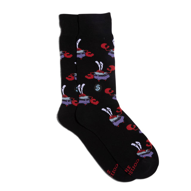 Mr. Krabs Socks that Protect Oceans - Conscious Step