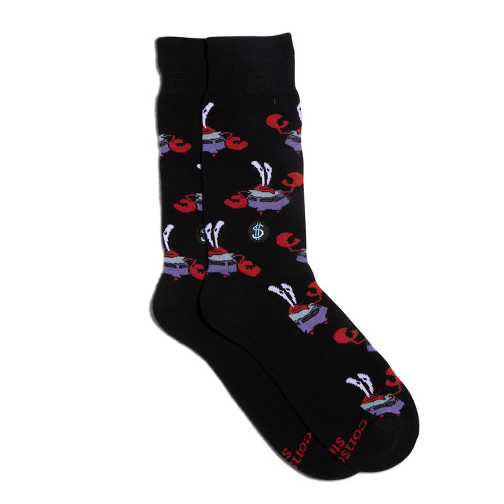 Mr. Krab Socks that Protect Oceans